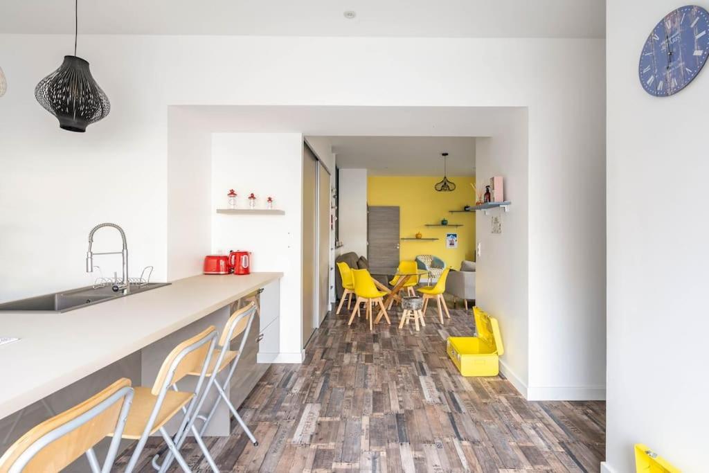 Superbe Appartement Avec Parking Gratuit ลงส์-เลอ-โซนีเย ภายนอก รูปภาพ